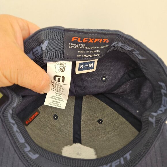 TravisMathew Dopp Blue Baseball Cap S/M Mood Indigo Cotton/Poly Blend USA Design - Picture 8 of 13